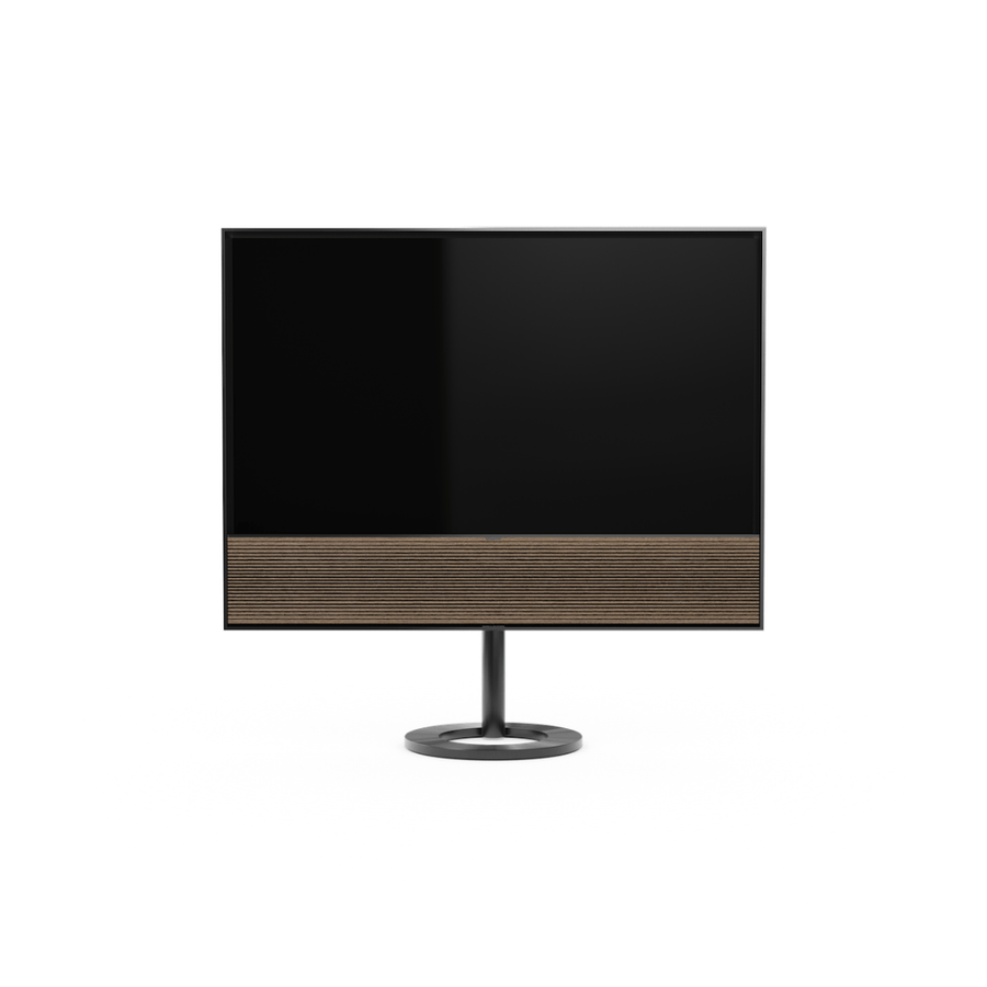 Bang & Olufsen Television Floor Stand / Smoked Oak Wood / 48