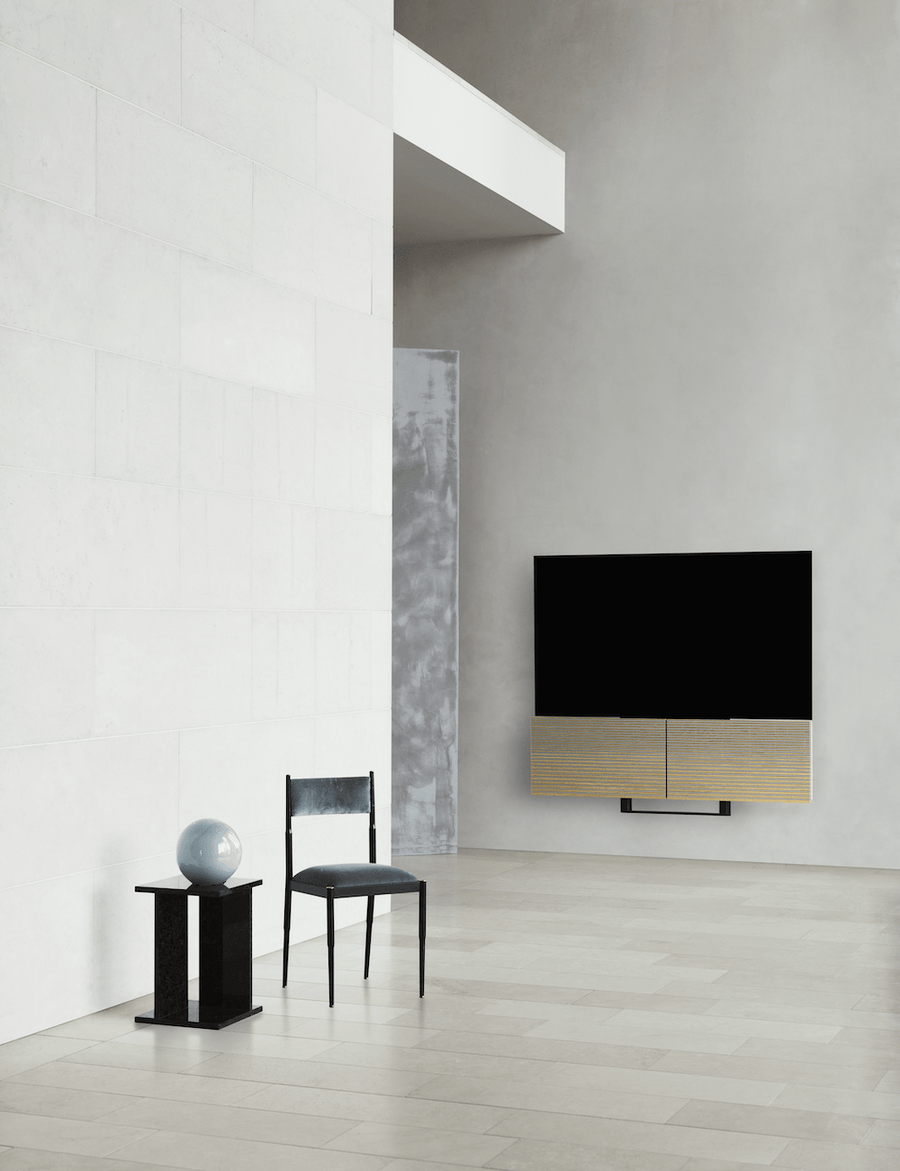 Beovision Harmony (Gold Tone/Light Oak Wood Cover) – Amgrace Beovision Harmony (Gold Tone/Light Oak Wood Cover) – Amgrace