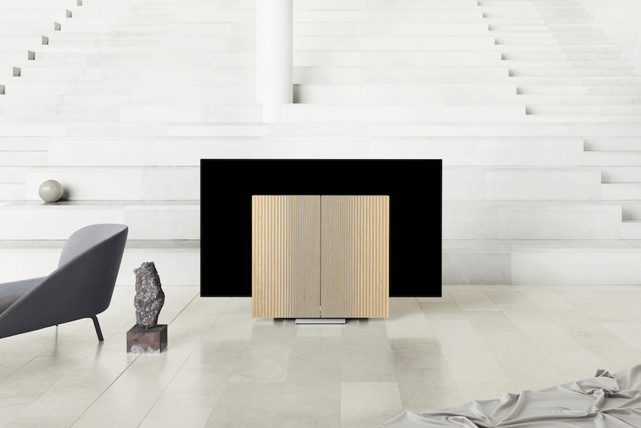 Bang & Olufsen Television Beovision Harmony (Silver/Oak Wood Cover)