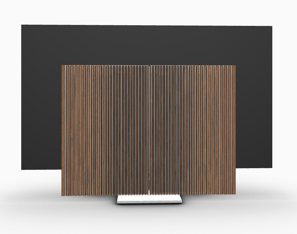 Beovision Harmony 65 専用ファブリックカバー Beovision Harmony (Silver/Oak Wood Cover) – Amgrace